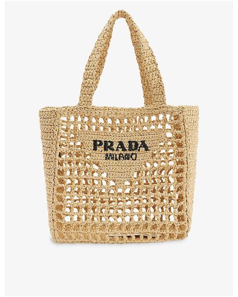 prada beach bag crochet|prada small crochet tote bag.